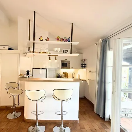 Renove Avec Balcon Dans Port Grimaud, Parking Inclus - Fr-1-868-11 דירה *